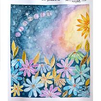 Mi Proyecto del curso: Creación de paletas de color con acuarela. Fine Arts, Design, Traditional illustration, and Botanical Illustration project by Delia Sepulveda Pizarro - 02.04.2020