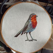 Mi Proyecto del curso: Pintar con hilo: técnicas de ilustración textil. Bordado projeto de katia anaya - 05.02.2020