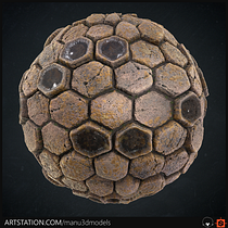 Mi Proyecto del curso: Introducción a la creación de texturas con Substance Designer. Un projet de 3D de Manuel González Ramírez - 11.02.2020