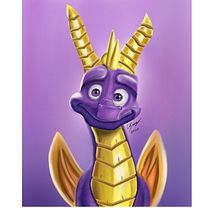 Mi Proyecto del curso: Spyro The Dragon. Drawing, Artistic Drawing, Digital Illustration, Painting, and Video Games project by Christian David Bauza Gomes - 02.06.2020