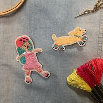 Mi Proyecto del curso: Ilustración de personajes con hilo y aguja. Un projet de Broderie, Design , Illustration traditionnelle et Illustration jeunesse de Natalia Calle - 06.02.2020