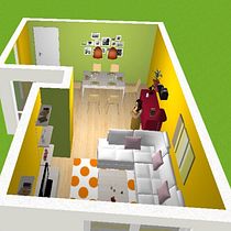 Mi Proyecto del curso: Iniciación al diseño de interiores. Een project van  Interieurdecoratie van merchecatala - 06.02.2020