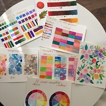 Mi Proyecto del curso: Creación de paletas de color con acuarela. Watercolor Painting project by Mariajosé Alemán Rosas - 02.06.2020