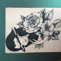 Mi Proyecto del curso: Tatuaje para principiantes. Tattoo Design project by noemiruibalg - 03.23.2020