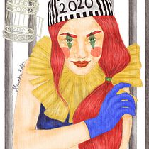 My project in Illustration Techniques with Digital Watercolor course. Un progetto di Illustrazione digitale e Illustrazione tradizionale di Mioara-Alexandra Rațiu - 10.02.2020