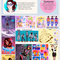 Mi Proyecto del curso: Claves para crear un porfolio de ilustración profesional. Portfolio Development, and Traditional illustration project by Desiree Urbina - 02.11.2020