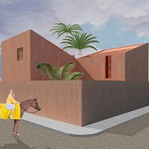Mi Proyecto del curso. Un projet de Architecture numérique, Architecture, Design graphique, Architecture d'intérieur, Design d'intérieur, Pa, sagisme, Collage et Illustration architecturale de dani.topete - 09.02.2020