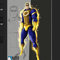 Mi Proyecto del curso: Ilustración para cómics: anatomía de un superhéroe. Comic, e Design de personagens projeto de Aleixo Sosa Uricochea - 13.02.2020