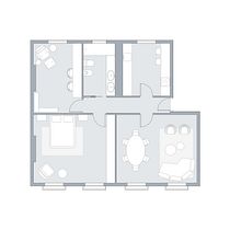 London apartment. Een project van 3D,  Interieurdecoratie, Interieurontwerp, Grafisch ontwerp y  Interieur van Eva Lafuente - 13.02.2020