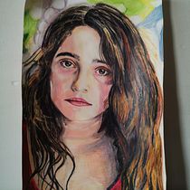 Mi Proyecto del curso:  Retrato realista con lápices de colores. Realistic Drawing project by Marina Pascual Pérez - 02.14.2020