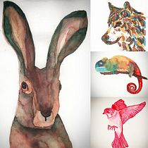 Mi Proyecto del curso: Técnicas experimentales de acuarela para principiantes  Ein Projekt aus dem Bereich Kreativität, Zeichnung, Artistische Zeichnung, Traditionelle Illustration und Aquarellmalerei von Loan Poulet Fernández - 15.02.2020