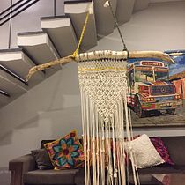 Mi Proyecto del curso: Macramé: nudos básicos y complejos . Macramé project by Irina Rodríguez - 02.16.2020
