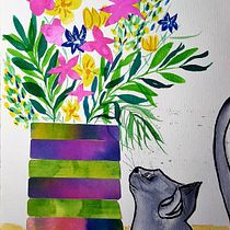 " Mi imaginario" .Mi Proyecto del curso: Técnicas de ilustración para desbloquear tu creatividad. Fine Arts project by Loli Crespo - 02.17.2020