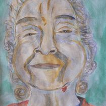 Mi Proyecto del curso: Retrato artístico en acuarela. Traditional illustration project by Lenin Leon - 02.21.2020