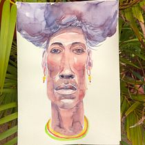 My project in Caricature in Watercolour course. Un progetto di Pittura ad acquerello di christina_anyutina - 22.02.2020
