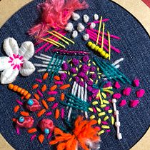 Mi Proyecto del curso: Bordado y personalización de accesorios . Embroider project by avmenna - 02.28.2020