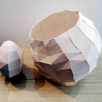 Papercraft: Ilustración volumétrica hecha en papel. Colagem projeto de Vania Calle - 24.02.2020
