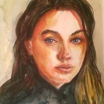 Mi Proyecto del curso: Retrato artístico en acuarela. Portrait Drawing project by sergiocaes - 02.24.2020