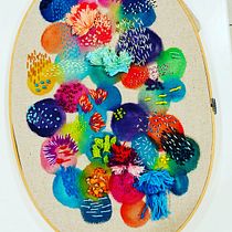 Mi Proyecto del curso: Técnicas básicas de bordado y acuarela. Embroider, and Watercolor Painting project by Lelia Morfin - 02.25.2020