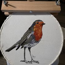 Mi Proyecto del curso: Pintar con hilo: técnicas de ilustración textil. Bordado projeto de Alejandra Cubero Murillo - 25.02.2020