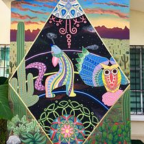 La Femita. Arte y Creaciones. Street Art, Arts, Crafts, Fine Arts, Creativit, Painting, Acr, and lic Painting project by Denise Lopez Aleman - 02.26.2020