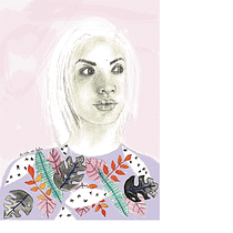 Rosa. Un progetto di Disegno di ritratti di Zarella de Morón - 27.02.2020