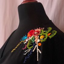 Mi Proyecto del curso: Técnicas avanzadas de bordado: puntadas y composiciones con volumen. Costura, Design, e Gestão de design projeto de Valeriia Villagómez - 27.02.2020