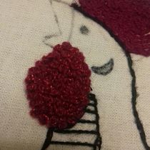 Técnicas de bordado: ilustrando con hilo y aguja (Gallo en almohada). Un projet de Broderie de yaxmin - 12.03.2020