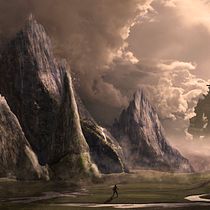 Mi Proyecto del curso: Matte Painting: creando mundos fotorrealistas Shadow of the Colossus. Digital Illustration project by andresmena162 - 03.01.2020