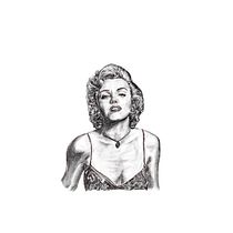 Marilyn, hecho con Procreate. Desenho realista projeto de Julian Santone - 03.03.2020