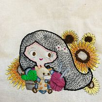 Mi Proyecto del curso: Bordado de mi totebag @dulcesypunto. Accessor, Design, Costume Design, Embroider, and Color Theor project by carlasofia - 03.03.2020