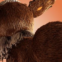 Eevee con XGen de Maya . Un progetto di Progettazione 3D di Alvaro Juarez - 23.03.2020