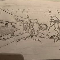 thor by Samuel: anatomía de un superhéroe. Desenho a lápis projeto de Samuel Cruz Naranjo - 05.03.2020