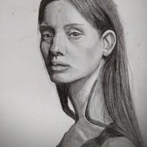Lápiz de grafito y manchas de café. Artes plásticas, Esboçado, Desenho a lápis, Desenho artístico, Desenho de retrato, Desenho realista e Ilustração tradicional projeto de maxi_a_heredia - 05.03.2020