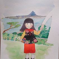 My project in Watercolor Illustration with Japanese Influence course. Un progetto di Pittura ad acquerello di Mami Houlton - 05.03.2020
