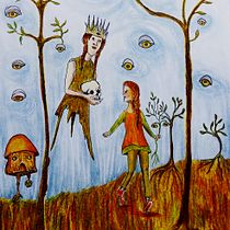 "VASALISSA LA SABIA" Capacidad Instintiva en la Mujer.. Traditional illustration project by Isabel Lopera Muñoz - 03.05.2020