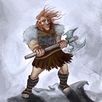 Mi ogro vikingo. Projekt z dziedziny Concept art użytkownika marsanta007 - 06.03.2020