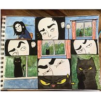 Mi Proyecto del curso: Humor gráfico: danos la tira nuestra de cada día Ein Projekt aus dem Bereich Traditionelle Illustration von lacata.ilustrada - 06.03.2020