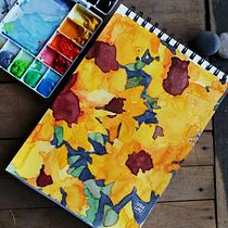 Mi Proyecto del curso: Creación de paletas de color con acuarela. Un proyecto de Bellas Artes, Ilustración tradicional, Ilustración botánica y Pintura a la acuarela de Leslie López - 17.02.2020