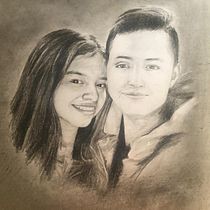 Mi Proyecto del curso: Retrato realista con lápiz de grafito. Pencil Drawing, and Portrait Drawing project by Jonathan Puerres - 03.23.2020