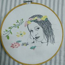 Mi Proyecto del curso: Creación de retratos bordados. Arts, Crafts, and Embroider project by Araceli Braña Rábano - 03.11.2020