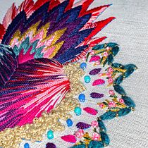 Mi Proyecto del curso: Bordado y personalización de accesorios . Interior Architecture, Arts, Crafts, Embroider, Sewing, Creativit, and Design project by karenmartinez8 - 05.06.2020
