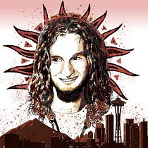 Retrato Ilustrado: Layne Staley. Ilustração digital projeto de Norberto Hernández - 12.03.2020
