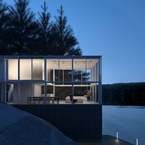 GlassBoatHouse. Visualización Arquitectónica Daniela Duverger Toledo.. Un projet de 3D, Architecture , et Design  de Daniela Duverger Toledo - 21.05.2020
