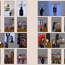 Mis comienzos en la librería. Comic, and Traditional illustration project by Cristina Jiao Rodríguez Zayas - 03.14.2020