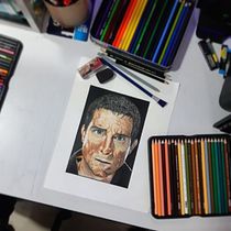 Mi Proyecto del curso:  Retrato realista con lápices de colores. Realistic Drawing project by Jhony Giraldo - 03.14.2020