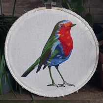 Meu projeto do curso: Pintar com linha: técnicas de ilustração têxtil. Bordado projeto de Romullo Correia - 15.03.2020