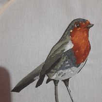 Mi Proyecto del curso: Pintar con hilo: primera vez trabajando con hilo. Costura projeto de Susana Hidalgo - 17.03.2020
