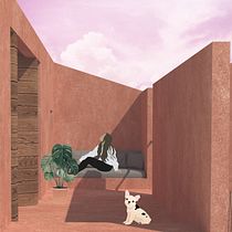 Mi Proyecto del curso: Representación gráfica de proyectos arquitectónicos. Un projet de Architecture numérique, Collage et Illustration architecturale de Nataly Magallanes - 17.03.2020