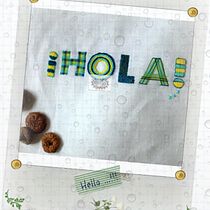 Mi Proyecto del curso: Letras bordadas: el hilo como herramienta gráfica. Embroider project by cristina m. - 08.03.2020